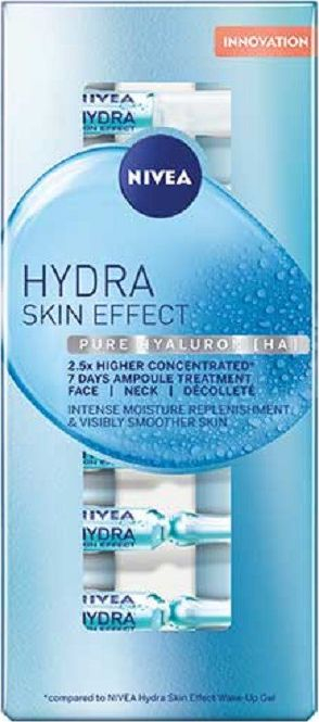 Serum hidratues me ampula për fytyrë Nivea Hydra Skin Effect, 7 ml