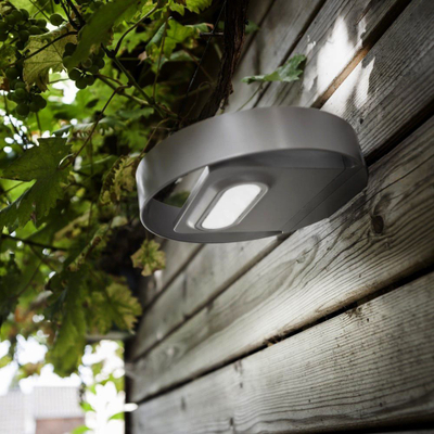 Llambë muri solare GreenBlue GB130, 3W LED, me sensor, e zezë