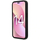 Kapak telefoni Karl Lagerfeld Monogram Stripe për iPhone 14 Pro Max, 6.7", i zi