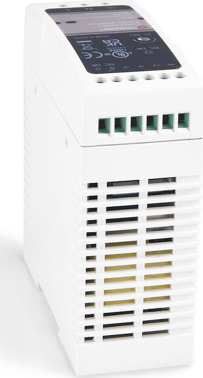 Напојување за монтажа на DIN шина ЈИНГЏИАО YSD60L-05010000, 5V DC, 50W, бела боја