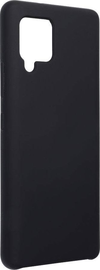 Kapak silikoni Forcell për Samsung Galaxy A42 5G, Soft Touch, mat, i zi