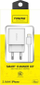 Karikues telefoni Foneng K210, 1x USB 2.1A, kabllo USB në Lightning, i bardhë