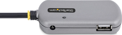 Zgjatës USB StarTech.com, 24m, USB 2.0, 4 porta, gri me të zezë