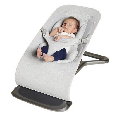Shezlong bebe Ergobaby Evolve 3 në 1, ergonomik, i hirtë i çelët