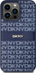 Mbulesë telefoni DKNY DKHCP15XPRTHSLB, për iPhone 15 Pro Max 6.7", lëkurë eco, blu