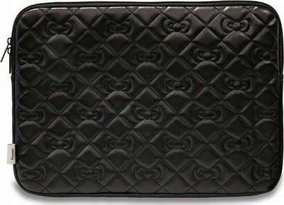 Mbulesë laptopi Hello Kitty HKCSZPEKHBPK, 14", lëkurë eko, e zezë