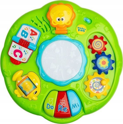 Tavolinë interaktive për fëmijë Toyz Zoo, muzikore, me drita, shumëngjyrëshe