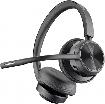 Kufje stereo pa tela HP Poly Voyager 4320 UC, Bluetooth, USB, të zeza