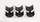 Mbështjellëse këmbësh tripodi Manfrotto Leg Sleeves 32.9mm, set 3 copë, të zeza
