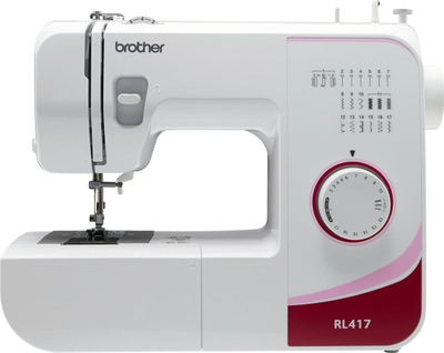 Makina qepëse Brother RL417, 17 programe, mekanike, e bardhë