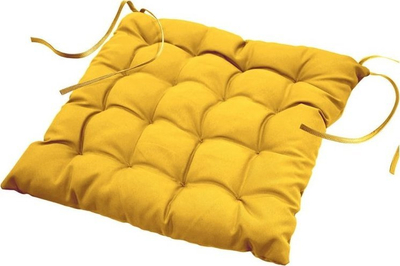 Jastëk karrige Douceur d’Interieur Essentiel, 40x40cm, poliester, mustard