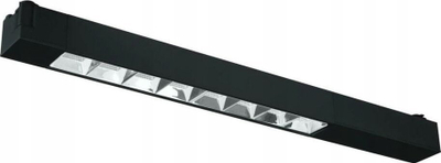 Reflektor LED për shinë Dpm X-Line Linear, 20W, 4000K, i zi