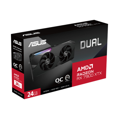 Kartelë grafike ASUS Dual Radeon RX 7900 XTX OC, 24GB GDDR6, 8K, e zezë