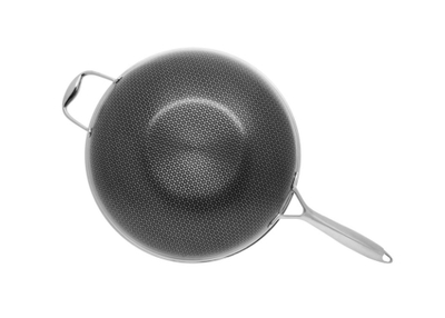 Tigan wok Kohersen Black Cube 71111, 32 cm, me kapak, çelik inox