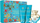 Set dhurate parfum Versace Dylan Turquoise pour Femme, EDT 100ml, xhel dushi 100ml, xhel trupi 100ml, ngjyre turkeze