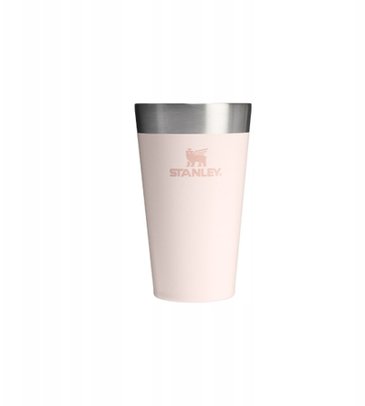 Gotë termike Stanley Stacking Tumbler, 0.47 L, çelik inoks, rozë Rose Quartz