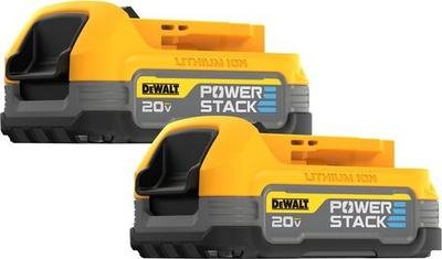 Set bateri Dewalt Powerstack 18V XR, 1.7Ah, 2 copë
