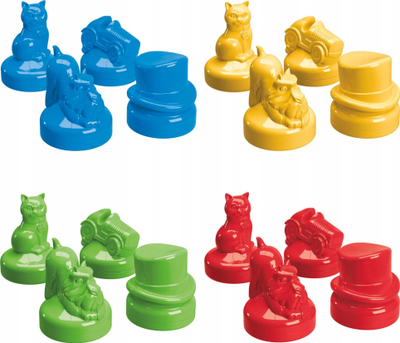 Lojë tavoline Hasbro Monopoly Knockout, familjare, për 2 deri në 8 lojtarë, shumëngjyrëshe
