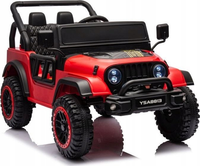 Makina elektrike për kalamaj LEAN CARS YSA8813, 24V, me telekomandë, e kuqe