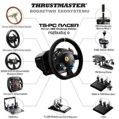 Timon Thrustmaster TS-PC Racer Ferrari 488 Challenge Edition (2960798),i zi