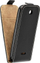 Këllëf kaburë për telefon Nokia 225 Slim Flexi Fresh, lëkurë ekologjike, mbyllje magnetike, i zi