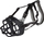 Trixie Muzzle Flex, Силикон, XL-XXL, Црна