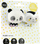 Rrip lodër pelushi TM Toys Gagagu, set grishkash me majmun edhe panda, 0m+