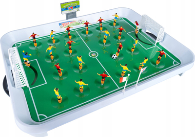 Tavolinë futbolli me susta, 22 lojtarë, 53x37x13 cm, shumëngjyrëshe