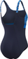 Rrobë banje njëpjesëshe Speedo Shaping Contour Eclipse, modeluese, për gra, blu navy