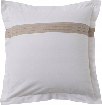 Комплет постелнина Douceur d'intérieur Cotton Bedding, 240x220 cm, мешавина од памук со лен, бела