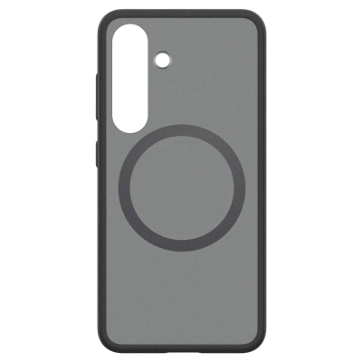 Mbrojtëse telefoni Spigen Capella Magnet për Samsung Galaxy S25, MagSafe, transparente, e zezë Frost