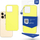 Kuti mbrojtëse 3mk Matt Case për iPhone 13 Pro Max, e butë, rri fiks, ngjyrë lime