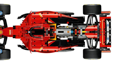 Set LEGO Ferrari F1 SF-24 42207, makinë garash, për të rritur, shumëngjyrëshe