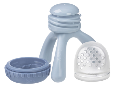 Ushqyes frutash për bebe b.box Silicone Feeder, silikoni, me kapak, jeshile sage