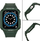 Rrip me kasë për orë smart Hurtel Protect Strap, për Apple Watch 45 44 42mm, jeshil