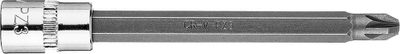 Bit kaçavidë Neo PZ3, 1/4" socket, 87mm, i gjatë