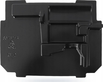 Insert për kuti veglash Makita MAKPAC 837916-4, për stërvitse elektrike, plastikë, i zi