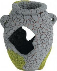 Dekorim për akuarium Zolux Waza ETNA S, 8.5x7.5x11.5cm, i hirtë