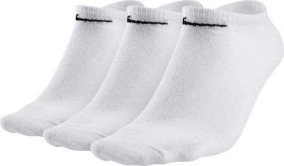 Çorape të shkurtra Nike Cotton Value SX2554 101, 3 palë, sportive, të bardha