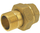 Lidhës drejtvizor bronzi Ferro SGU1, me o-ring, 3/8"