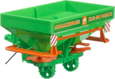 Lodër aksesor Bruder Amazone Fertilizer Spreader, për traktorë Profi, jeshile
