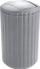 Kosh plehrash për banjo plastik, 3L, me kapak swing, gri