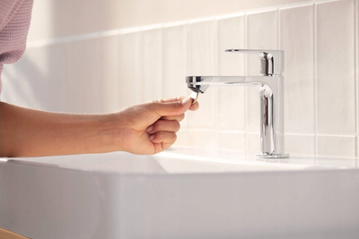 Rubinet lavamani Hansgrohe Rebris S 72520000, me një levë, pa valvul shkarkimi, krom me shkëlqim