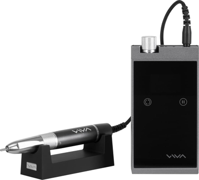 Freze portative për thonj Viva Pro 601 Brushless, profesionale, me bateri, gri