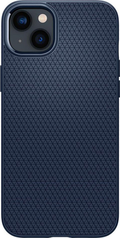 Mbulesë telefoni Spigen Liquid Air për iPhone 14, TPU, mbrojtje kundër goditjeve, blu navy