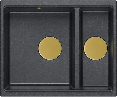 Lavaman kuzhine QUADRON LOGAN 150, granit, 56 x 46 x 22 cm, 1.5 legen, i zi
