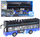 Lodër autobus urban Lean Toys Double Decker, me drita edhe zëra, shkallë 1:16, i kuq