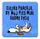 Magnet frigoriferi me qen, 70x70mm, dizajn me humor, blu