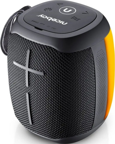 Altoparlant Bluetooth Niceboy RAZE Neon, 15W, IPX6, i zi me LED shumëngjyrëshe