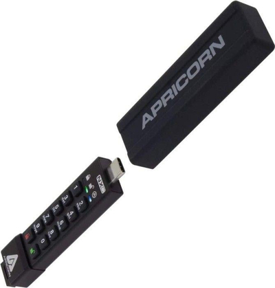 USB флеш Априкорн Егис Секјур Ки 3NXC, 64GB, USB 3.2, црна